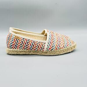 Toni Pons Shoes Womens 11 Multicolor Cotton Origens Espadrille Flats Casual